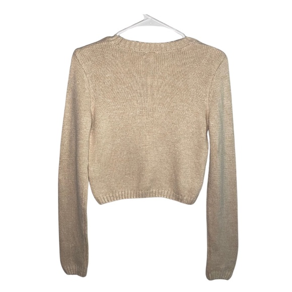 NWT Garage Lauren Cropped Sweater - Picture 4 of 4